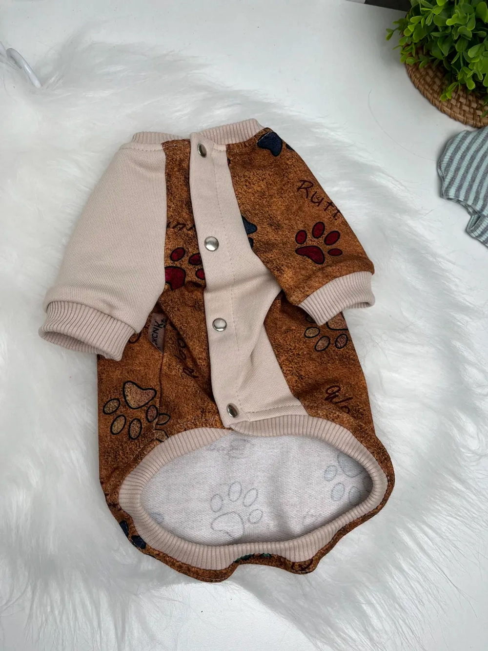 Толстовка из футера для собак и кошек