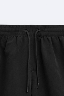 ZARA ДЛИННЫЕ ПЛАВКИ, ЧЕРНЫЙ