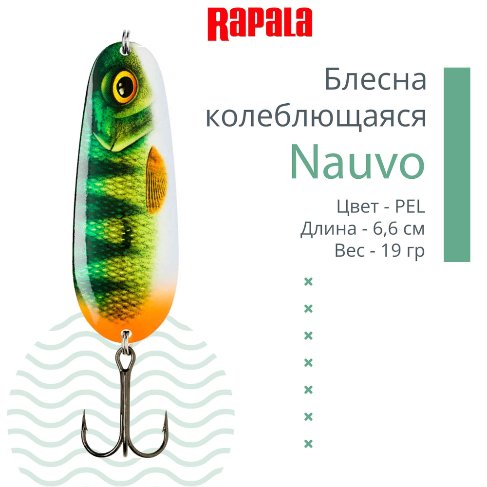 Блесна колебалка Nauvo 19 /HRL