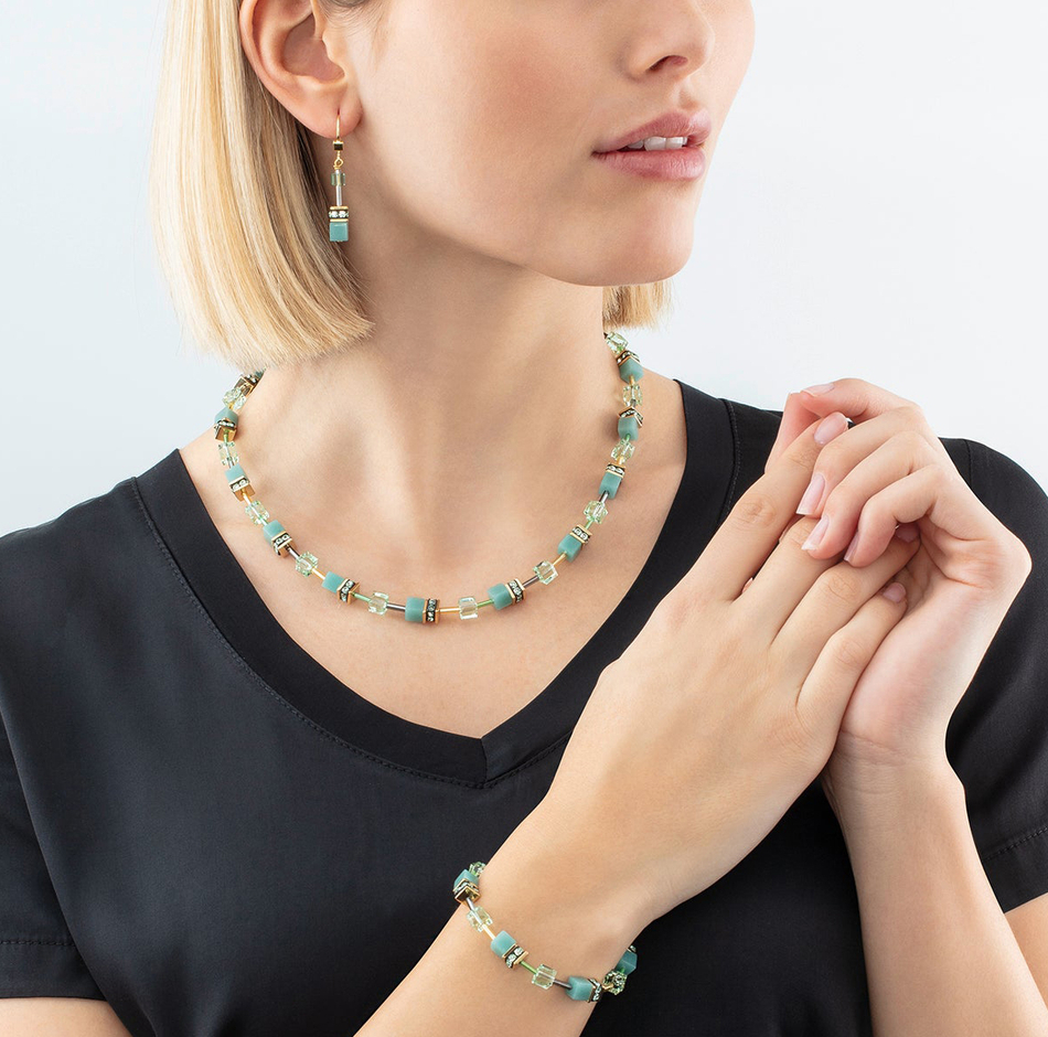 Серьги Coeur de Lion Softgreen 4020/20-0533