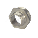 Ниппель латунь никель переходной Ду 15х10 (1/2"х3/8") НР SantechSystems
