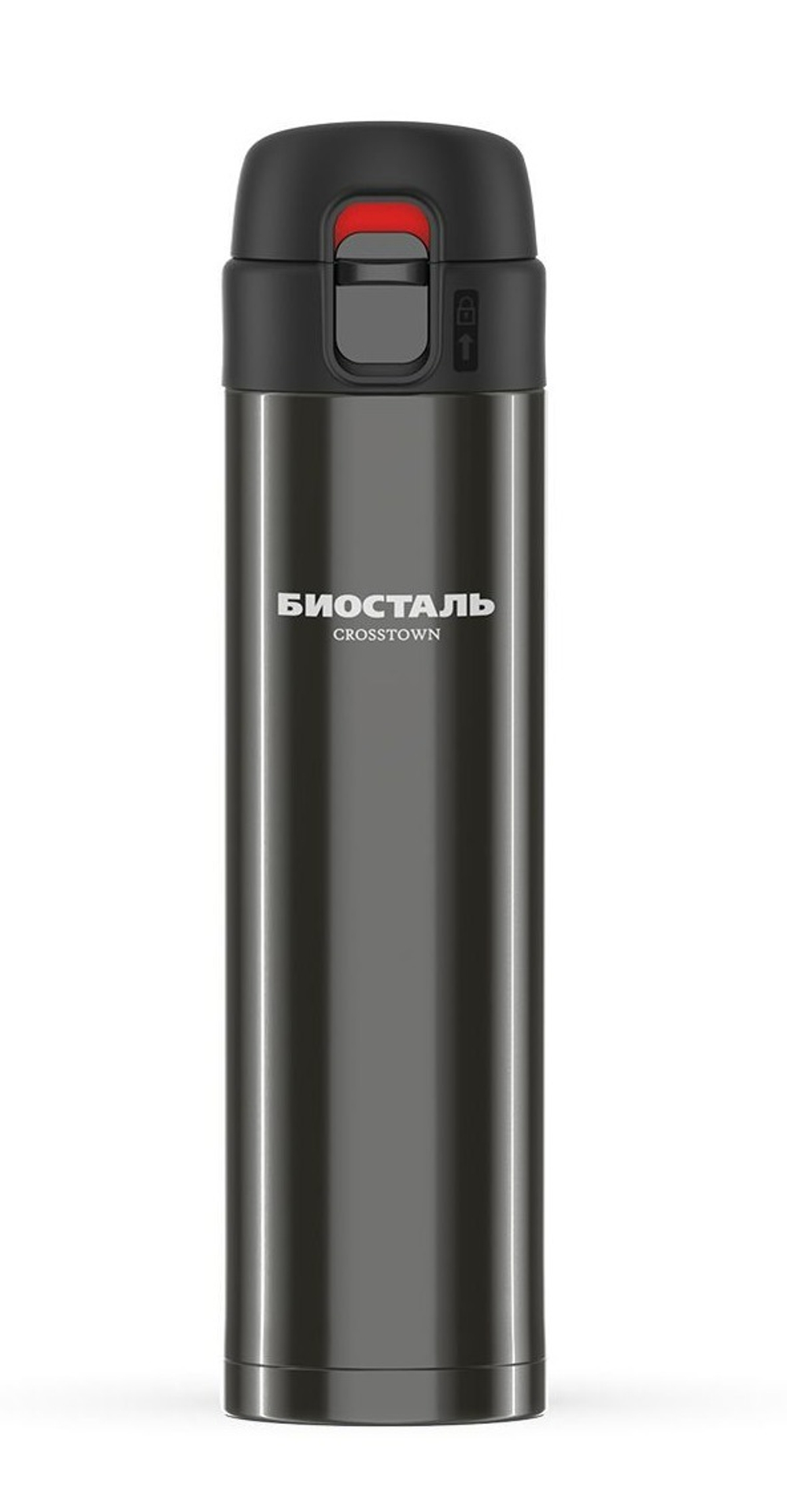 Термокружка Biostal Crosstown (0,52 литра), вороненая сталь