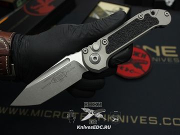Нож Microtech LUDT T/E Gen III 1136-10APNC Natural Clear Apocalyptic Standard - рукоять алюминий, клинок М390МК