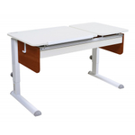 Растущая парта Астек Твин-2 с выдвижным ящиком и цветными боковинами (1150×575 мм)