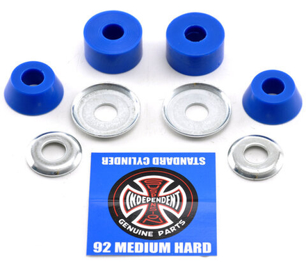 Independent Standard Cylinder Cushions Medium Hard (92a) Blue