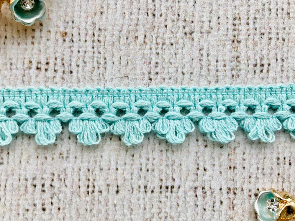 Кружево хлопковое/Тесьма вязаная, ш. 2 см.