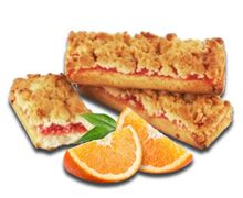 Печенье &quot;Снежка&quot; с апельсиновым джемом Тестори - купить не дорого в Москве