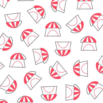 Навес красный 3