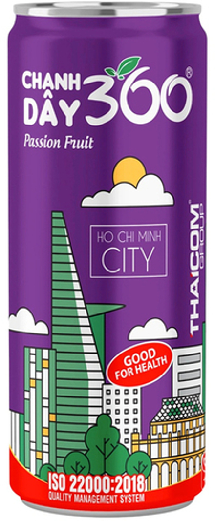 Напиток сокосодержащий Thaicom360 Маракуйя негазированный 0.32 - банка