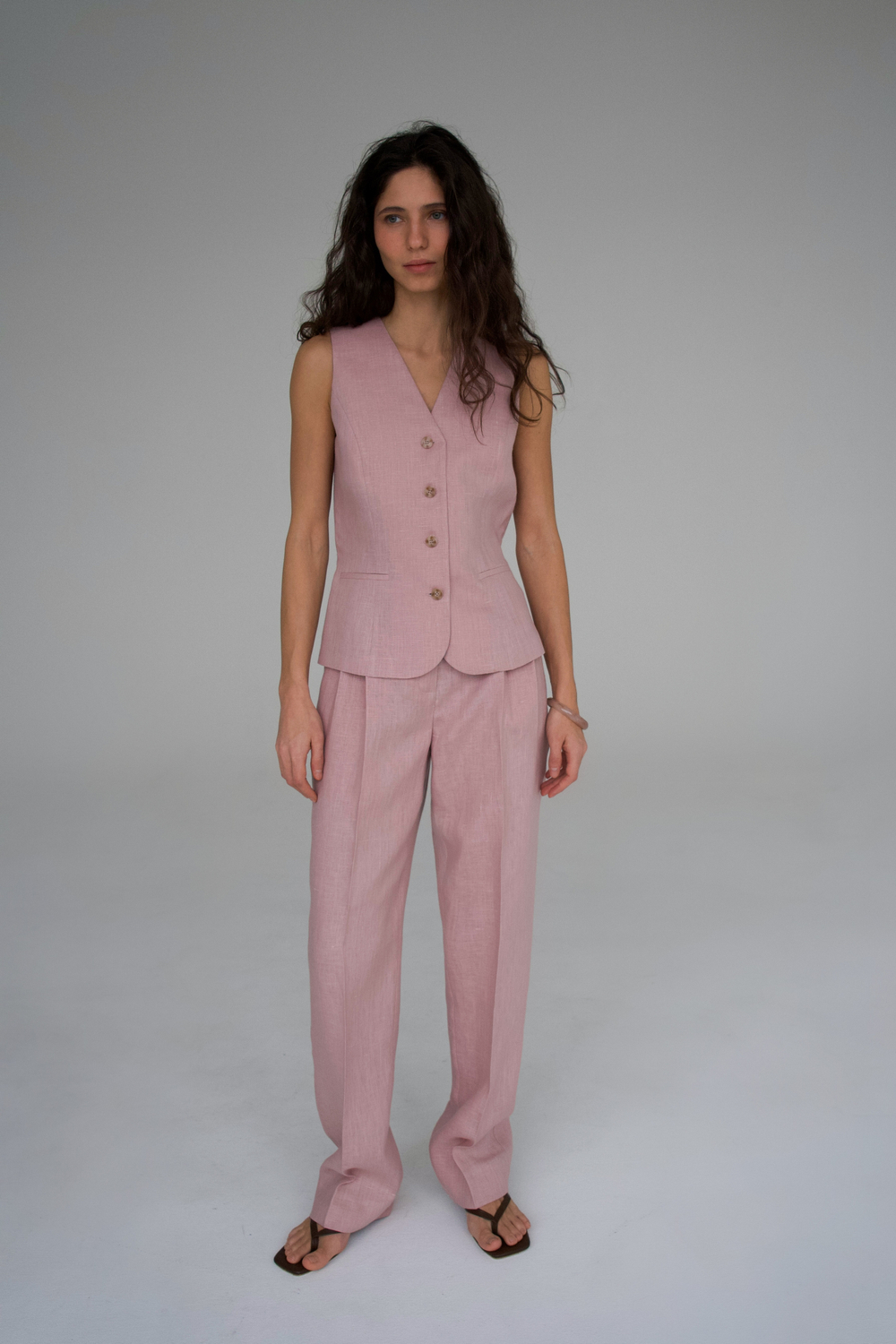 Жилет Мари изо льна 100%