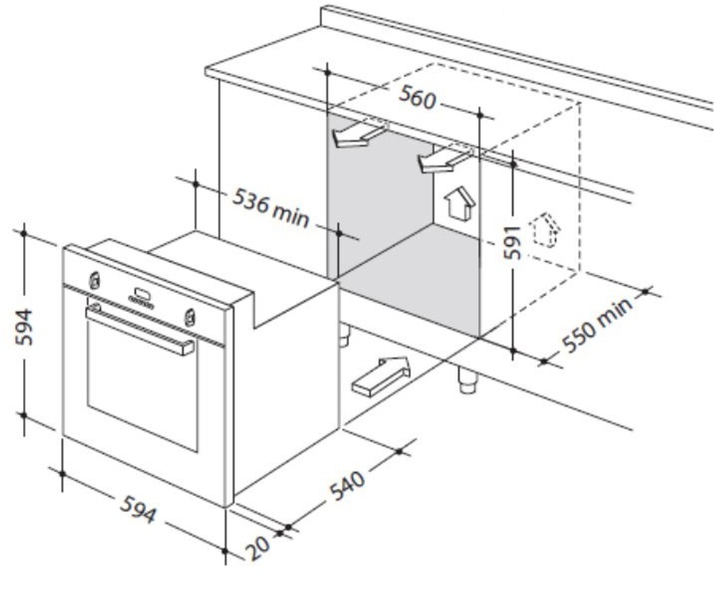 Встраиваемый электрический духовой шкаф DeLonghi SLL 9 Rus