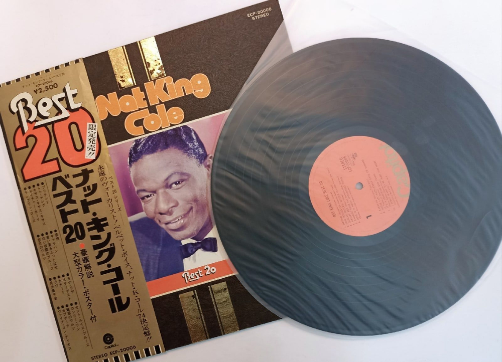 Винтажная виниловая пластинка Nat King Cole Best 20 (Japan 1974)
