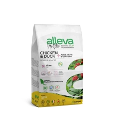 Alleva holistic kitten сухой корм для котят с курицей и уткой, алое вера и женьшенем - 1,5 кг
