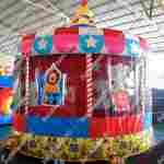 Детский надувной батут "Шатёр цирка" 4*4*4 м