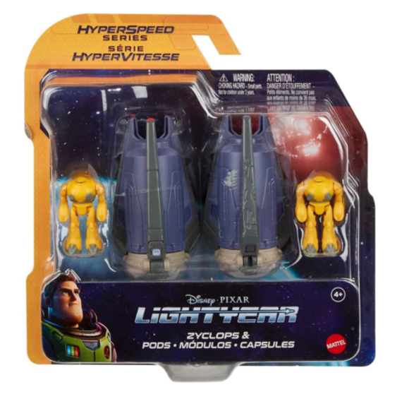 Disney Pixar Lightyear Hyperspeed Zyclops &amp; Pods