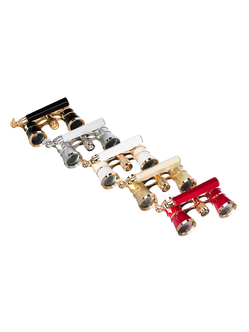 Театральный бинокль-лорнет Levenhuk Broadway 325E Серебристый