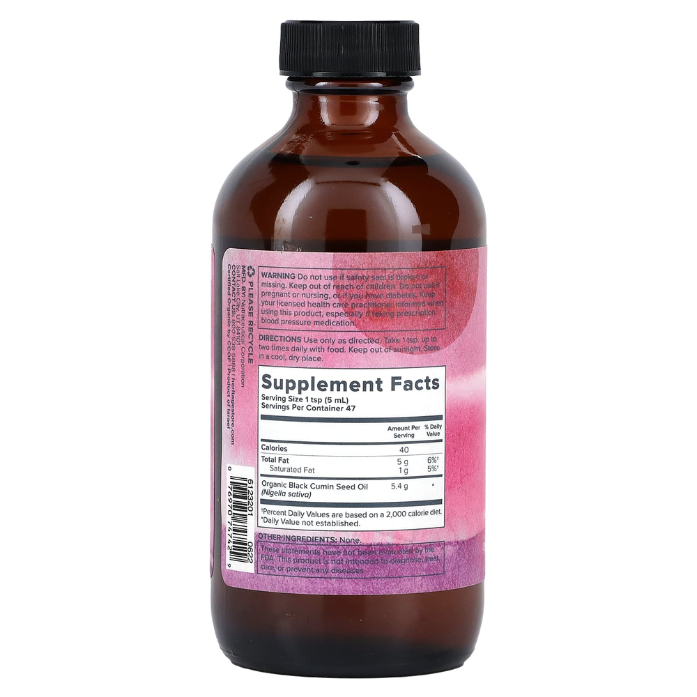 Heritage Store, масло черного тмина, 237 мл (8 жидк. унций)
