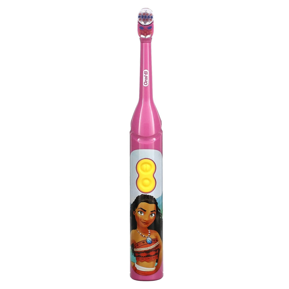 Oral-B, Kids, зубная щетка с питанием от батарей, мягкая, для детей от 3 лет, Disney Princess, 1 зубная щетка