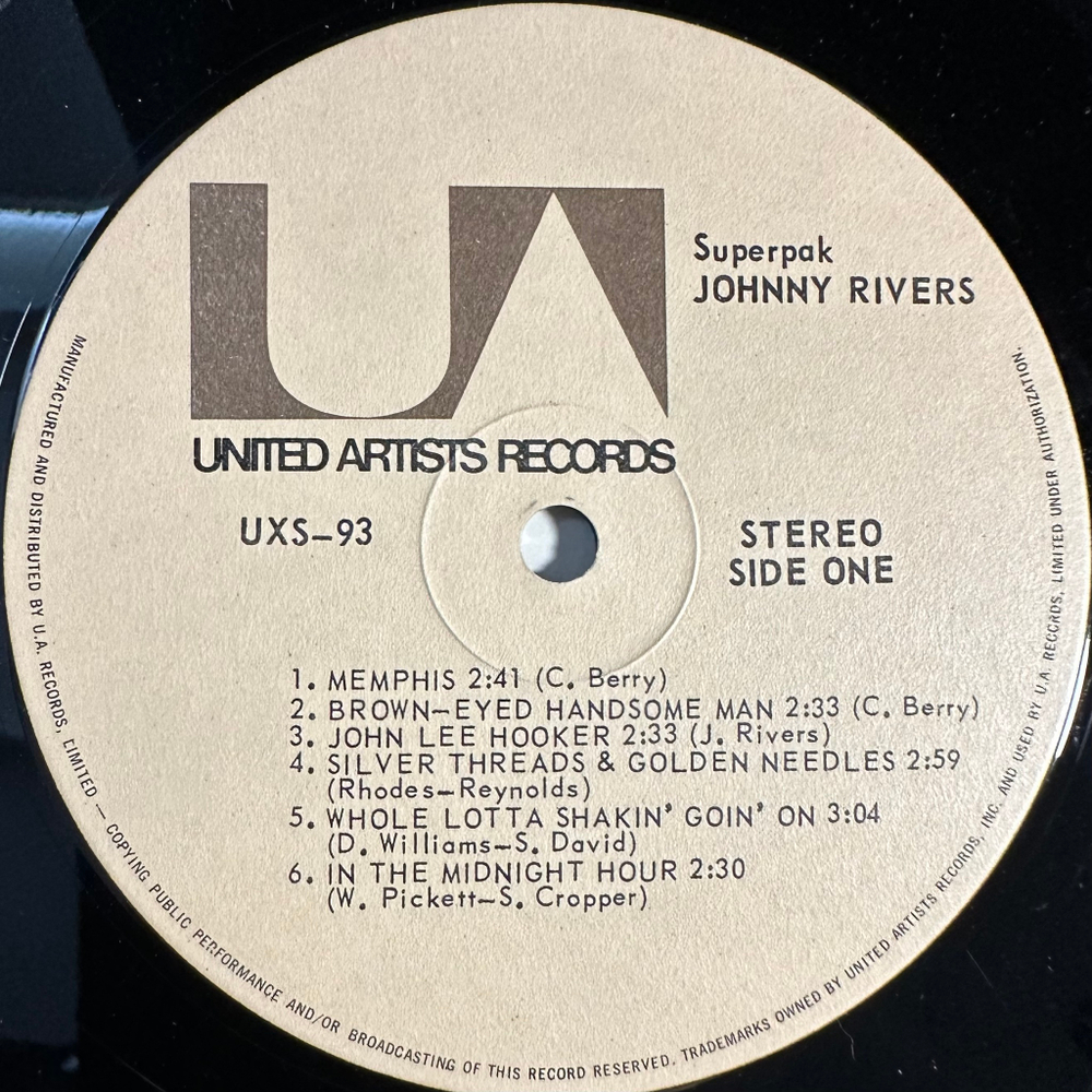 Johnny Rivers - Superpak 2LP (США 1972г.)