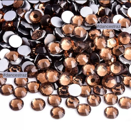 Стразы клеевые, Smoked Topaz, P20, SS16, 1440, (F2)