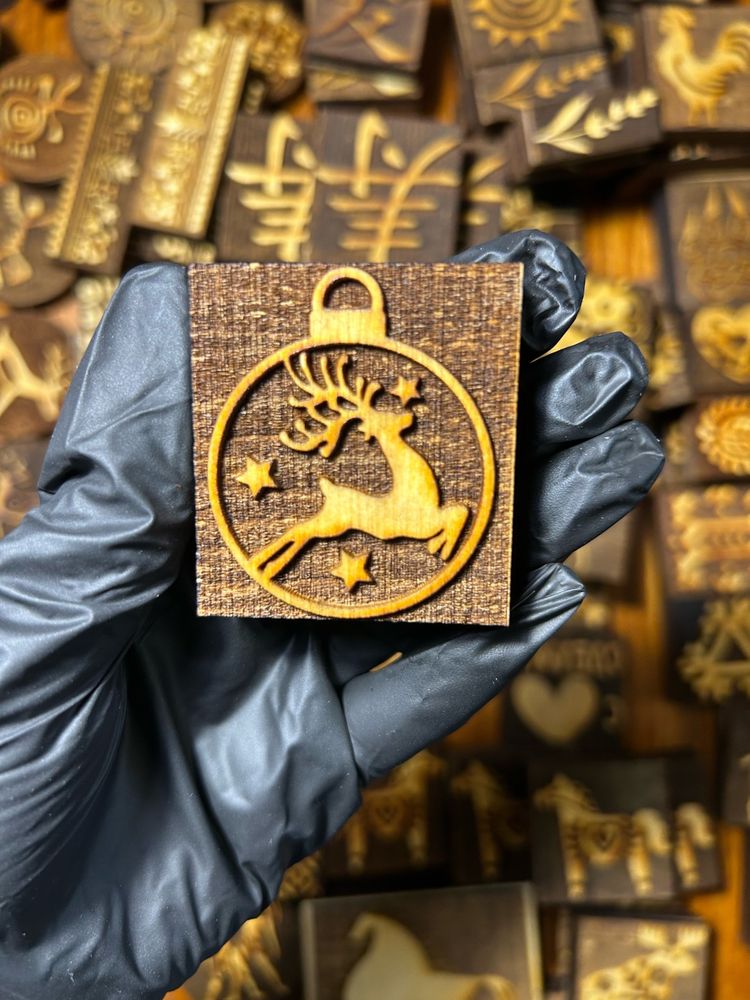 Деревянный штамп 098 (5x4,5 см) (Уценка!)