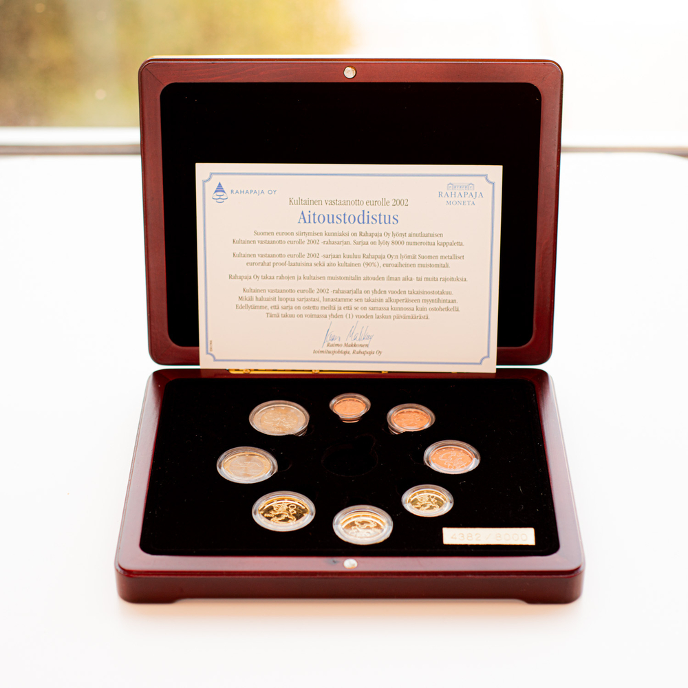 Finland 2002 Proof Coin Set - Without Medal