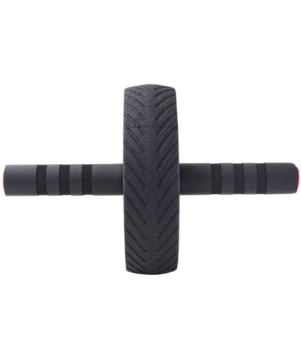 Ролик для пресса с мягким ходом RL-104, черный/красный