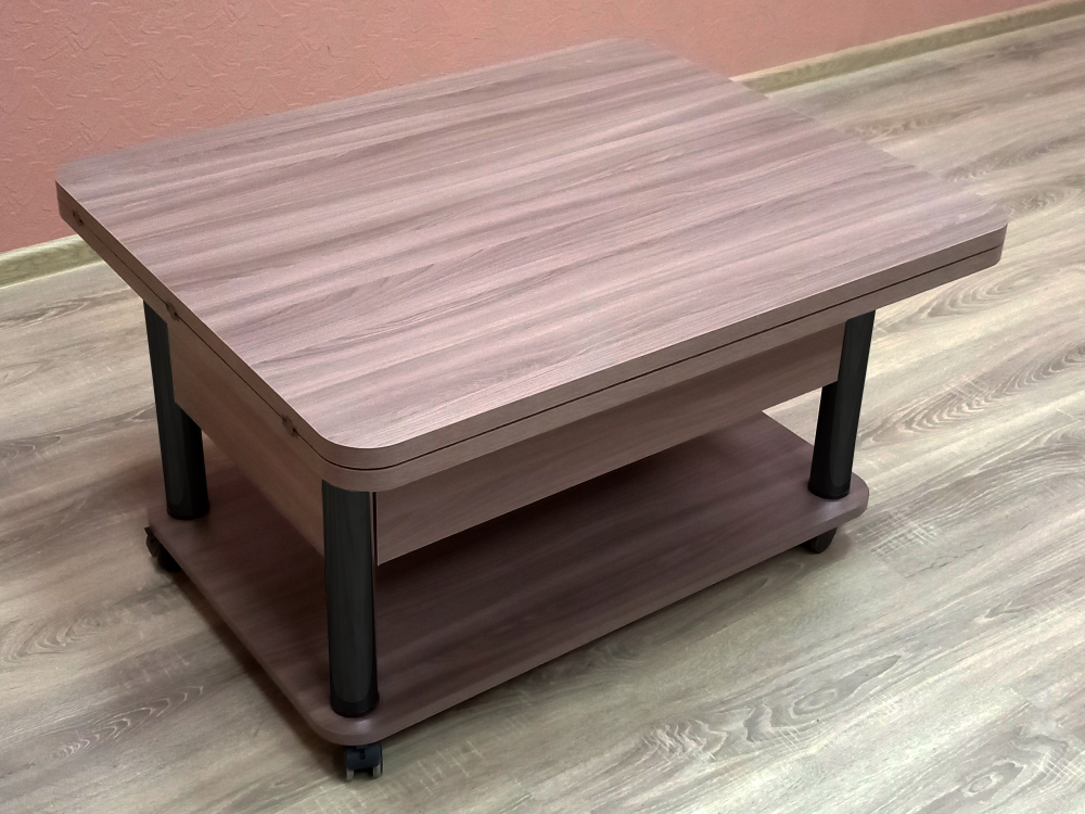 Стол-трансформер ГЗМИ Дебют 3, Тёмный шимо/Ножки чёрные