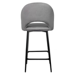 Стул полубарный Leo темно-серый