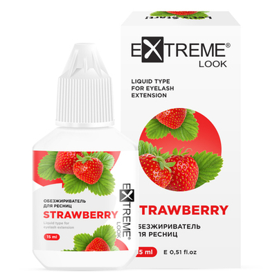Обезжириватель для ресниц Extreme Look "Strawberry"