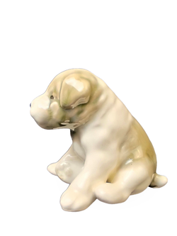 Фаянсовая статуэтка "Щенок" (ЗиК Конаково)