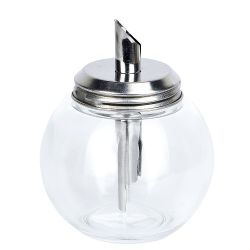 Сахарница с дозатором d=9см h=11см v=250мл (стекло/металл) (подарочная упаковка)
