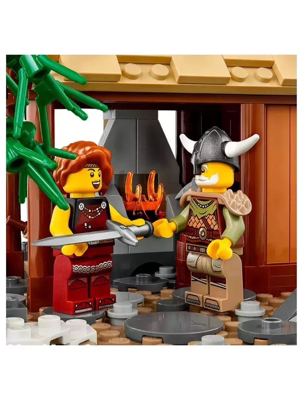 Конструктор Скандинавская деревня викингов 2103 детали