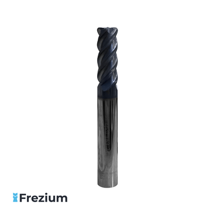 Фреза твердосплавная по металлу "Tungaloy" (8x8x20x63 R1 Z4 AH725; TEC080B4-20C08R1-63)