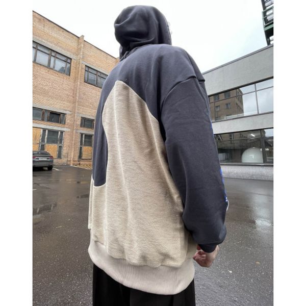 Худи Custom Серый - фото 4