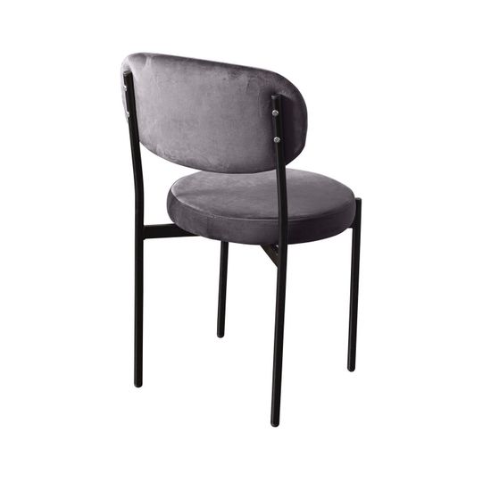 Стул Mason, бархат серый 27