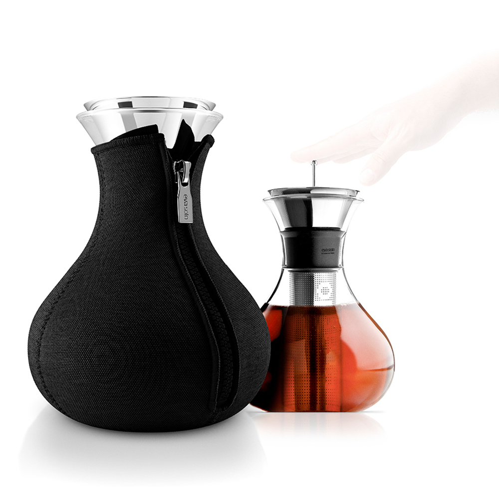 Чайник заварочный tea maker в  чехле 1 л черный