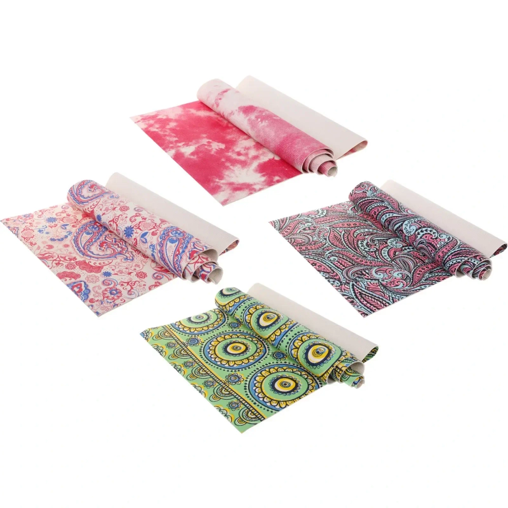 Коврик для йоги 6 мм 173х61 см «Свежесть ветра» PVC, микс принтов