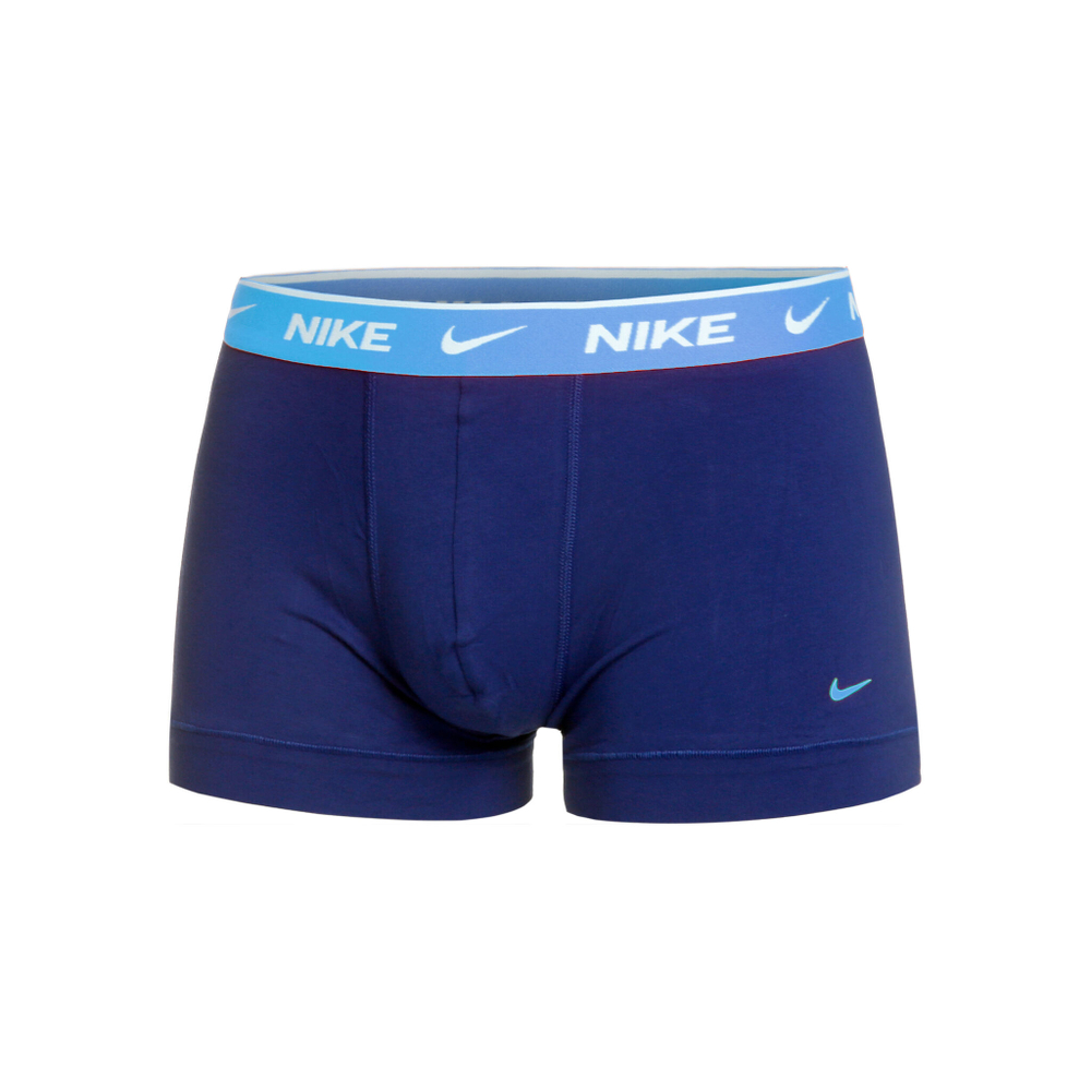 Nike Everyday Cotton Stretch Trunk Boxer Shorts 3 Pack Men - Blue, Multicoloured