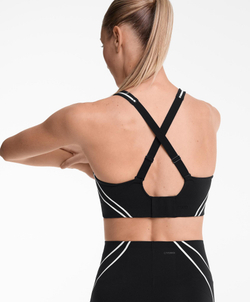 OYSHO Спортивный бюстгальтер Compressive с высокой степенью поддержки, черный