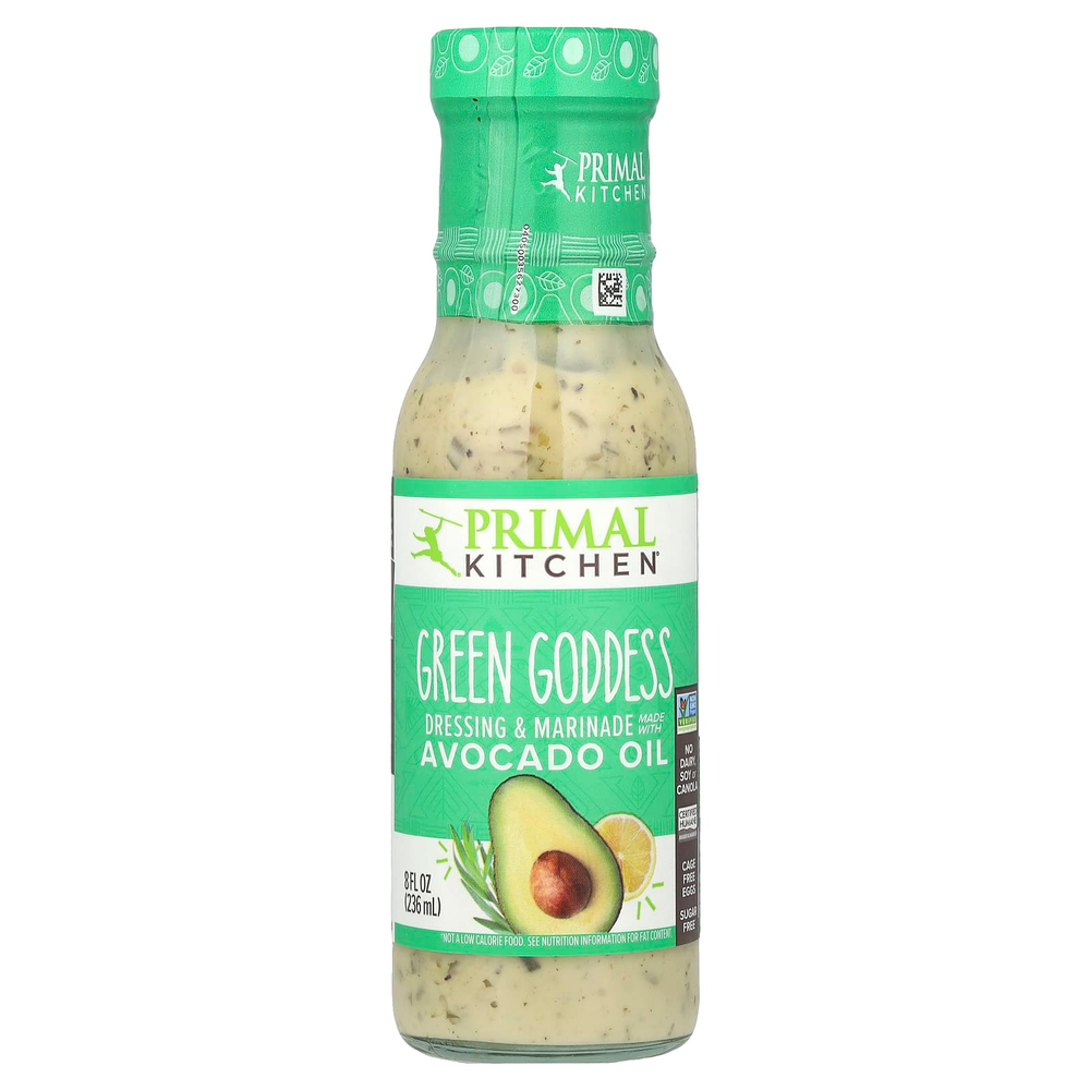 Primal Kitchen, заправка и маринад с маслом авокадо, «Зеленая богиня», 236 мл (8 жидк. унций)