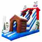 Коммерческий надувной батут «Зимняя горка Арктика» 6,1*3,6*6,3 м