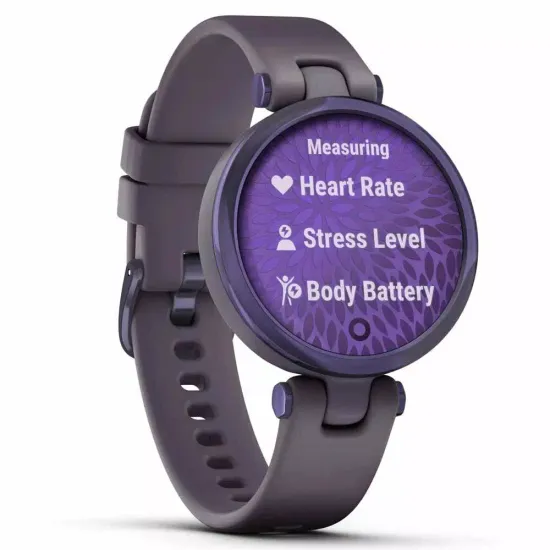 Умные часы Garmin Lily безель цвета полночная орхидея, корпус темная орхидея и силиконовый ремешок
