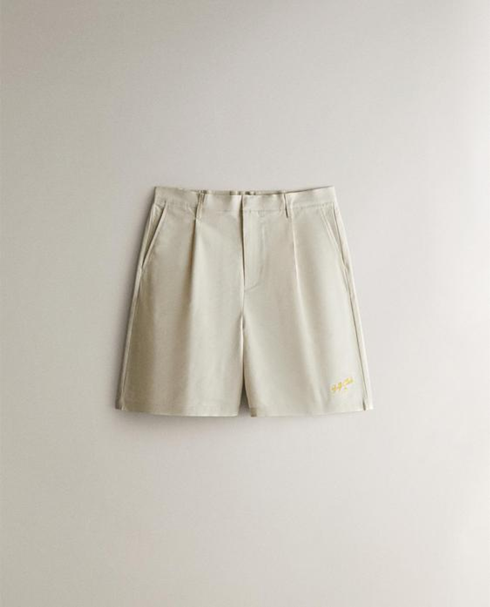 ZARA HOME ШОРТЫ-БЕРМУДЫ ДЛЯ ГОЛЬФА, ЭКРЮ