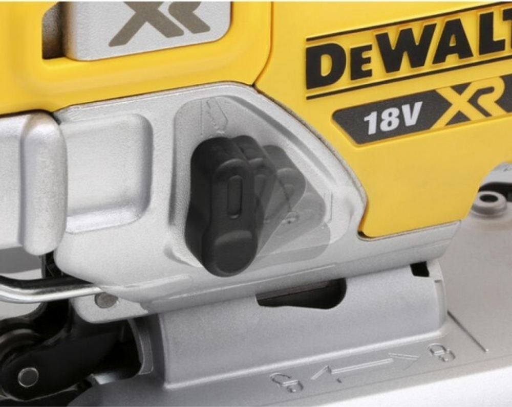 Аккумуляторный лобзик DeWALT DCS 334 N бесщеточный, без АКБ и ЗУ DCS334N-XJ