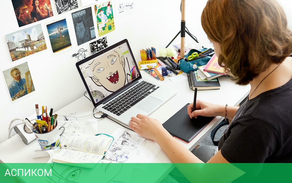Графический планшет Wacom One by Wacom 2 Small (CTL-472-N)