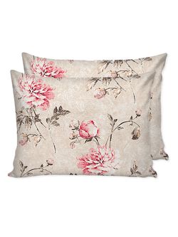 Наволочка комплект 2шт Сказка "Пионы винтаж" 40х60 см, перкаль