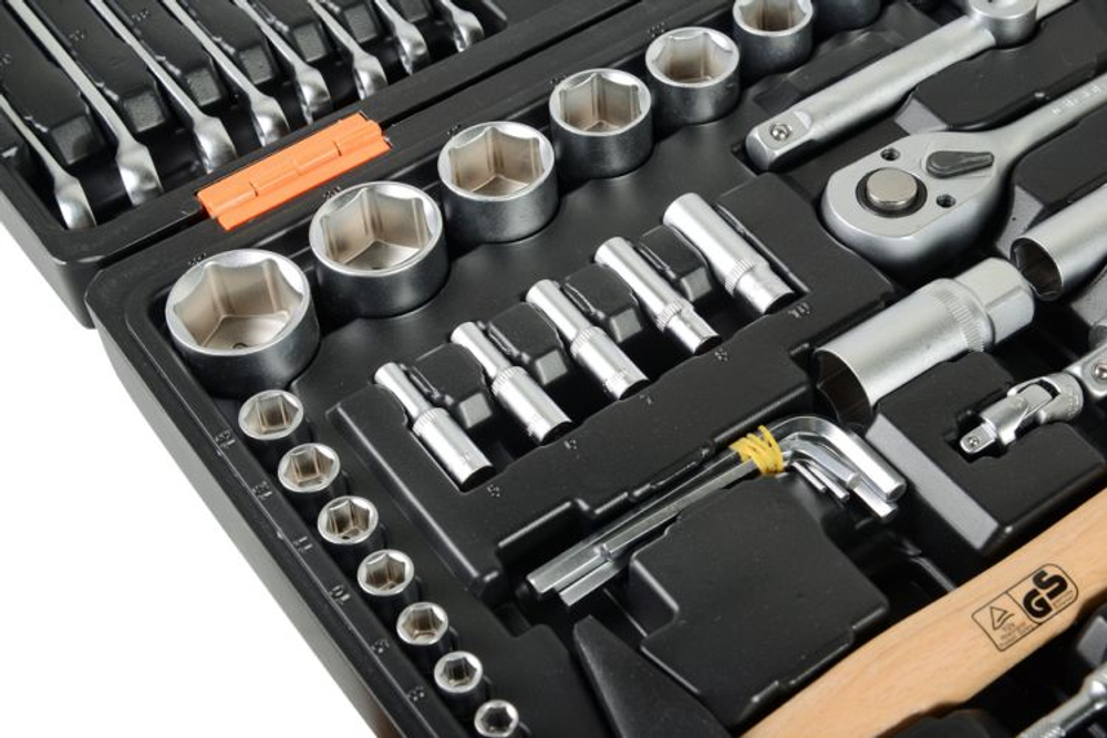 Набор инструментов ВИХРЬ, 1/2", 1/4", 76 предм, кейс