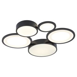 Светильник потолочный светодиодный Rivoli Aliona 6161-201 LED 110 Вт 3000 - 6000 К с пультом | Rivoli