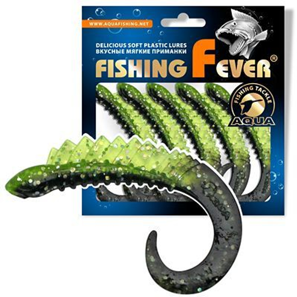 Мягкая приманка твистер FishingFever 6,5cm,2,5g,2 уп по 5 шт